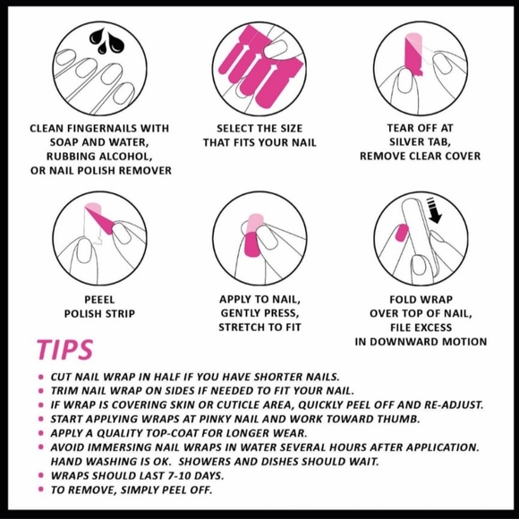 5 for $15 Nail Wraps- Spring Arch - Picture 6 of 6